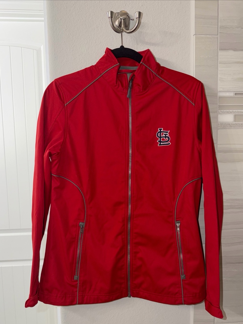 Women's St. Louis Cardinals Full-Zip Jacket Red/White Genuine Team Gear